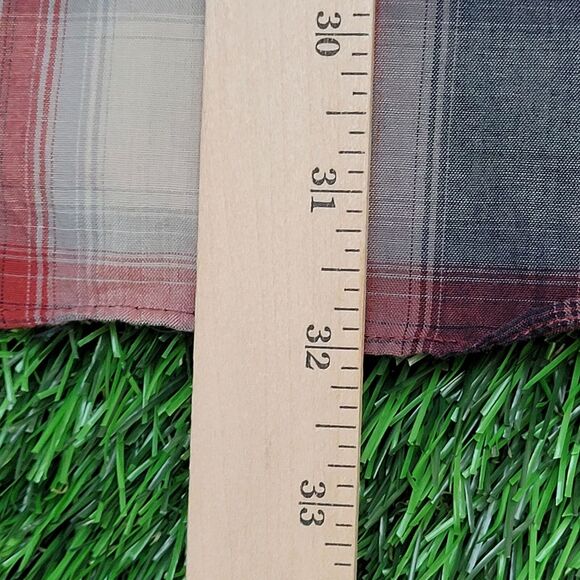 Vintage Ely-Cattleman Pearl Snap Shirt XL 25x32 Shadow Plaid - Picture 6 of 12
